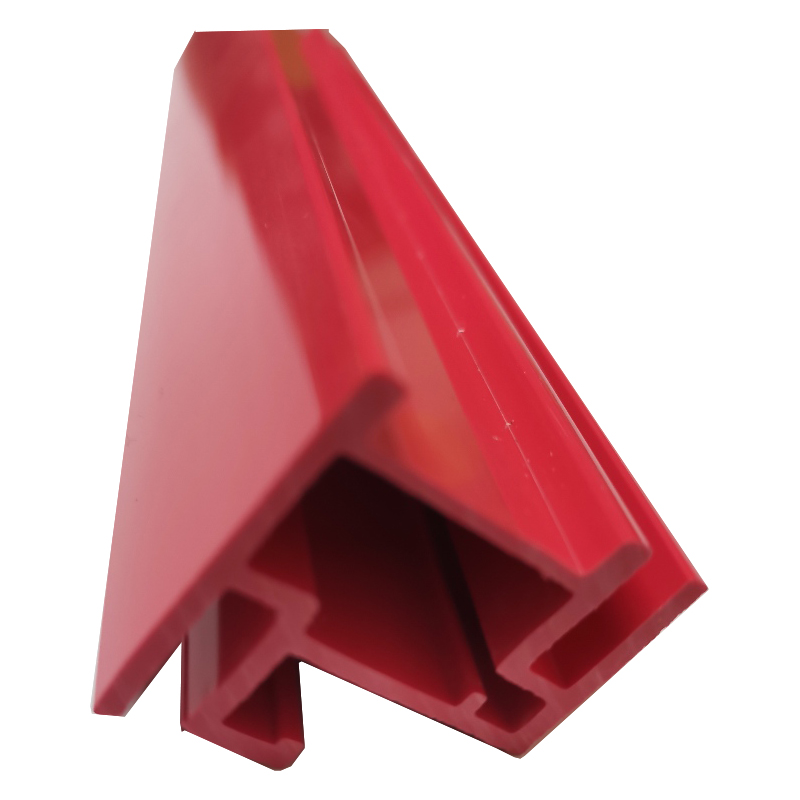 anpassad plastprofil röd färg PVC bildramar remsa plastprofil avsnitt